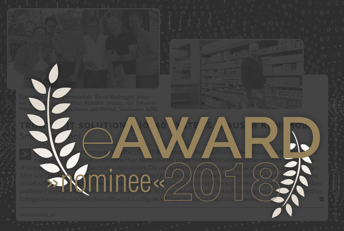 trinitec nominiert für den eAward 2018